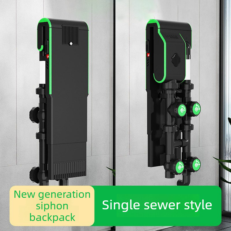 Marine Aquarium Overflow - Y1 Siphon Rugzak Visbakfiltratie Externe Siphonfilter