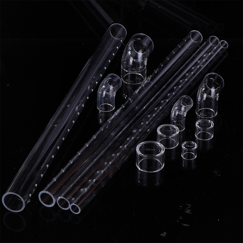 Marine Aquarium Overflow - Aquariumfilter Regensproeistang Uitstroompijp Transparant acryl Regendouche
