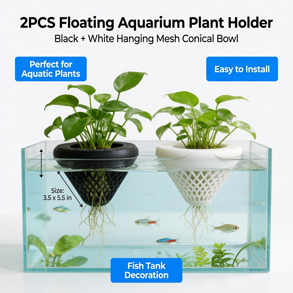 2 stuks drijvende aquariumplan - Marine Aquarium Hobby recensie en prijs