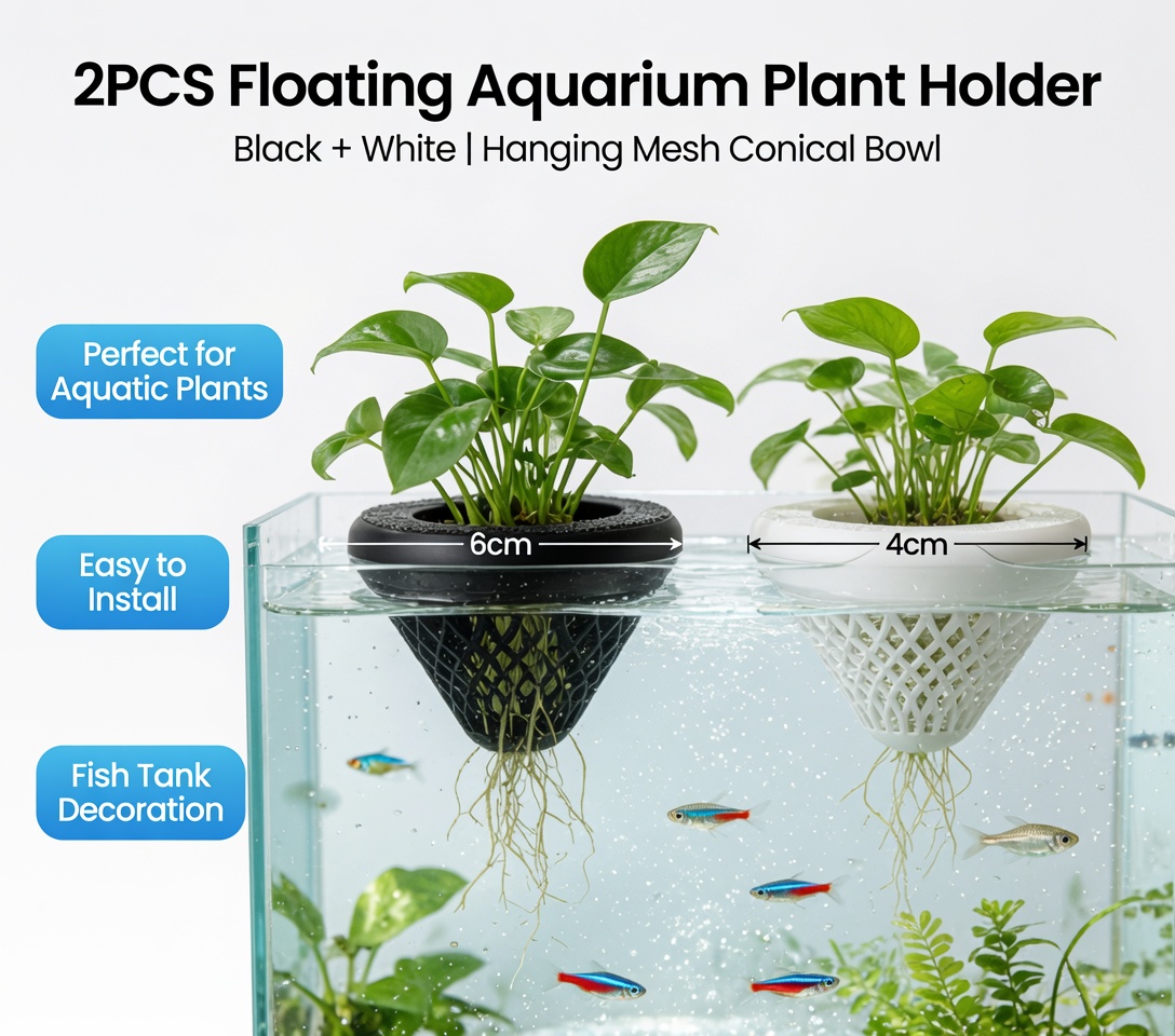 2 stuks drijvende aquariumplan - Marine Aquarium Hobby recensie en prijs