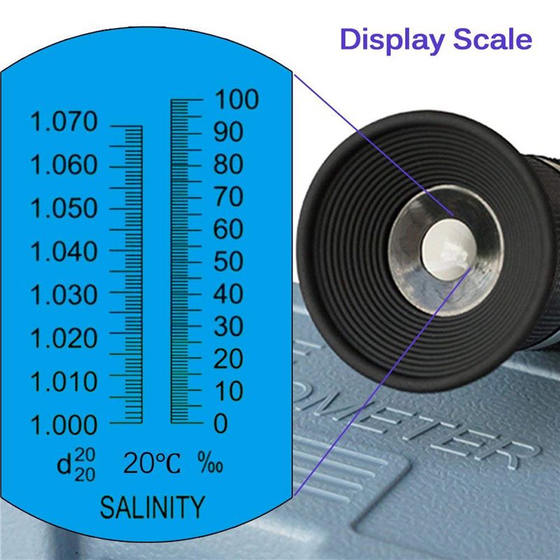 2X Zoutgehalte-refractometer v - Marine Aquarium Temperature recensie en prijs