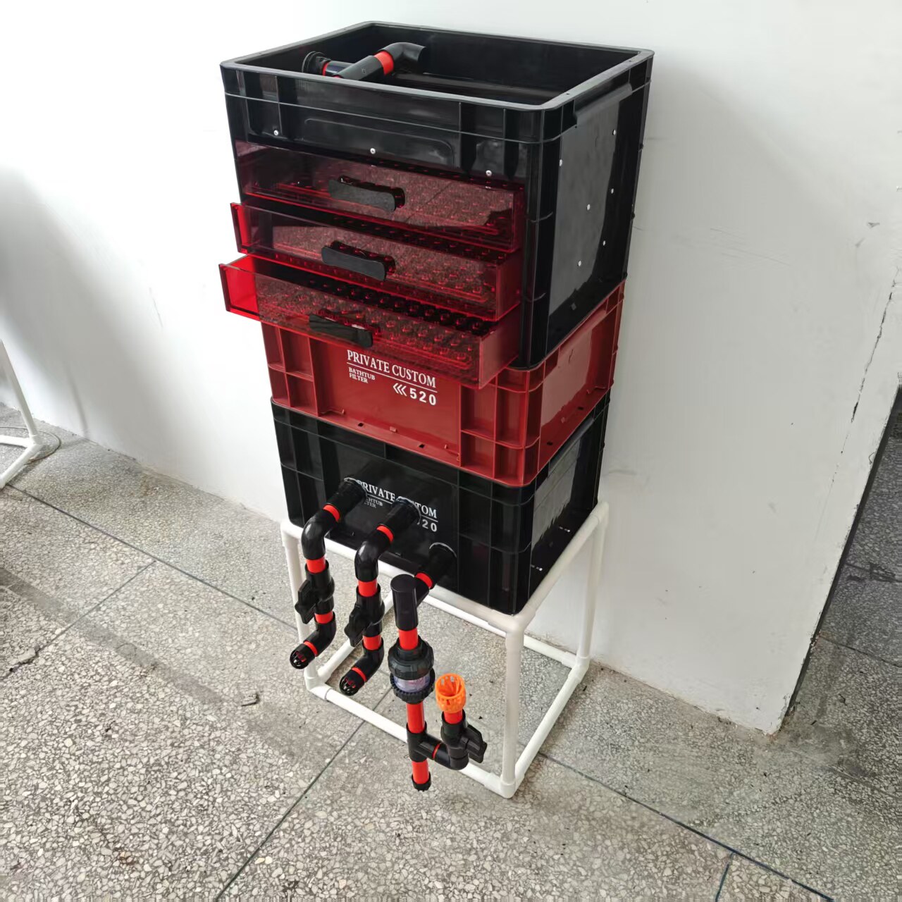 Visbak omzetbak Industrieel fi - Marine Aquarium Overflow recensie en prijs