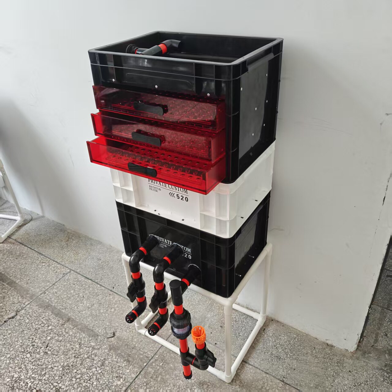 Visbak omzetbak Industrieel fi - Marine Aquarium Overflow recensie en prijs