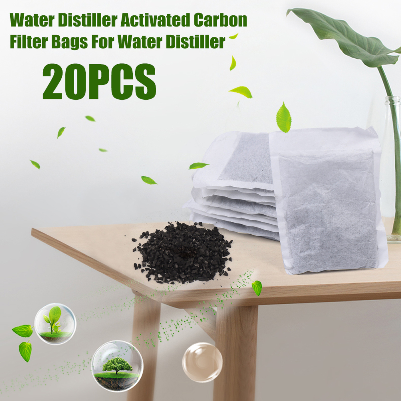 20 stuks actieve koolfilterzak - Activated Carbon Bag recensie en prijs