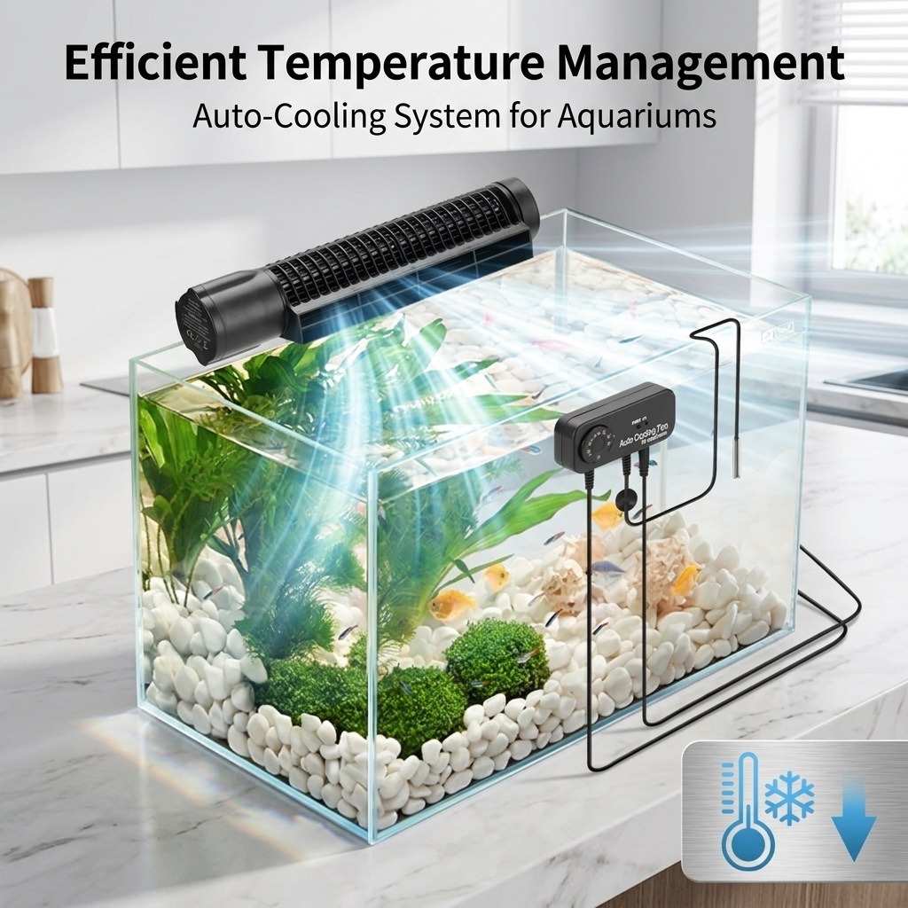 3w/4w aquariumkoelventilator A - Marine Aquarium Temperature recensie en prijs