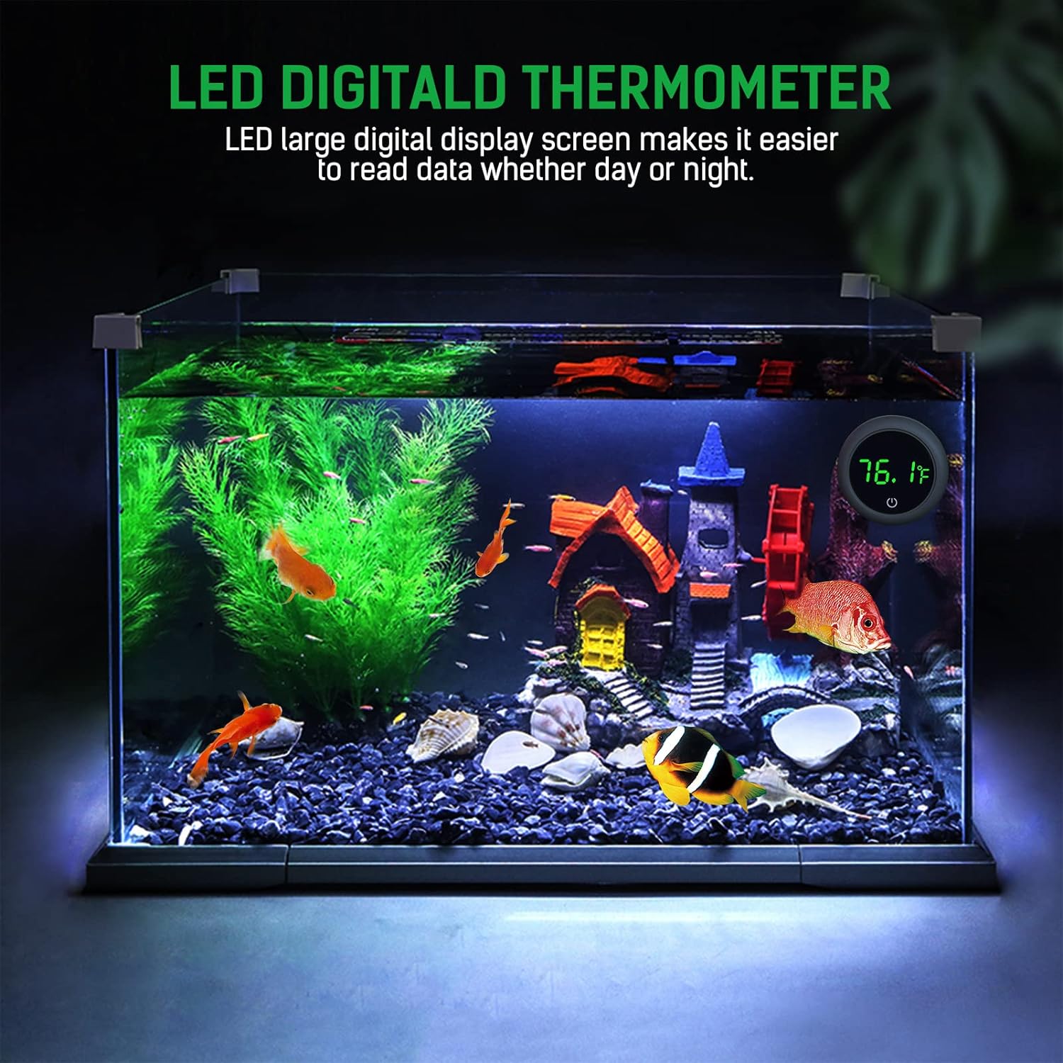 LED digitale aquariumthermomet - Marine Aquarium Temperature recensie en prijs