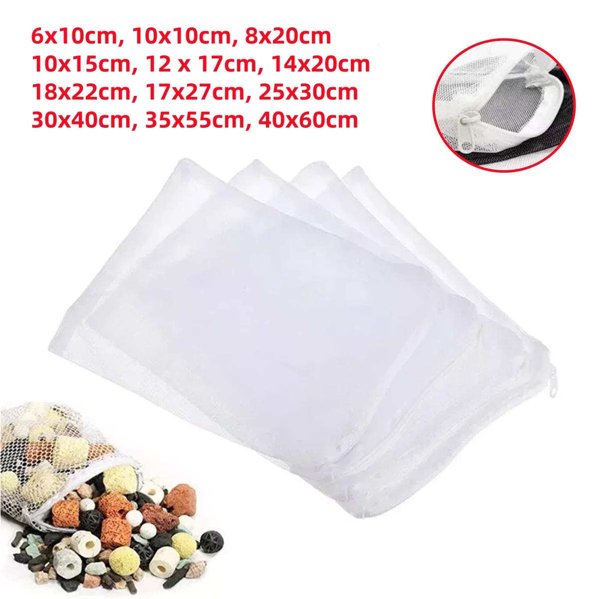 1/5 Stuks Aquarium Filter Zakk - Activated Carbon Bag recensie en prijs